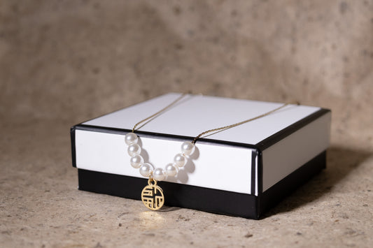 Fortune Pearl Necklace (복진 진주 목걸이)