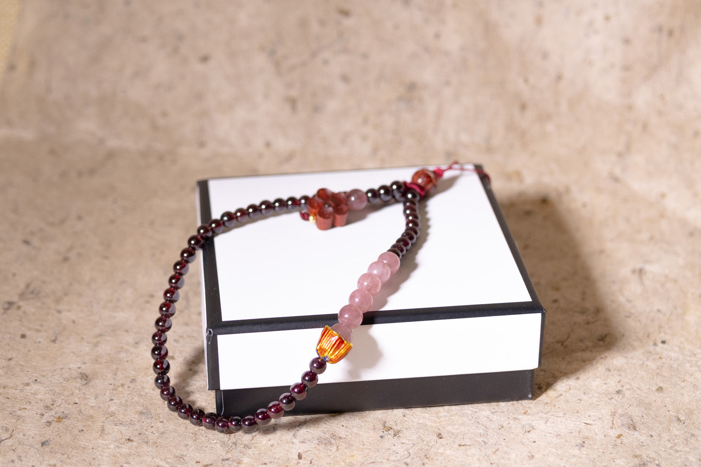 Crimson Maehwa Phone Charm (다홍 매화 참)