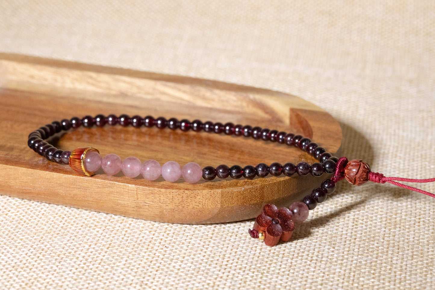 Crimson Maehwa Phone Charm (다홍 매화 참)